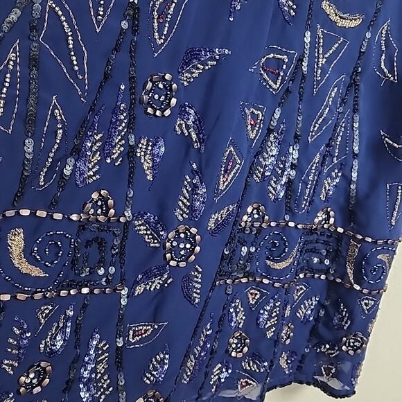 Free People Secret Garden Beaded Shift Small Dress - Picture 5 of 9